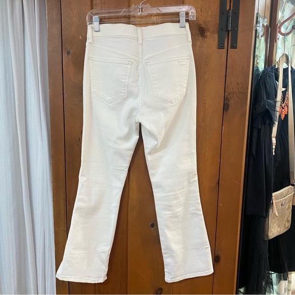 AYR The Shade White Straight Leg Crop Jeans Sz 26 - Picture 2 of 6